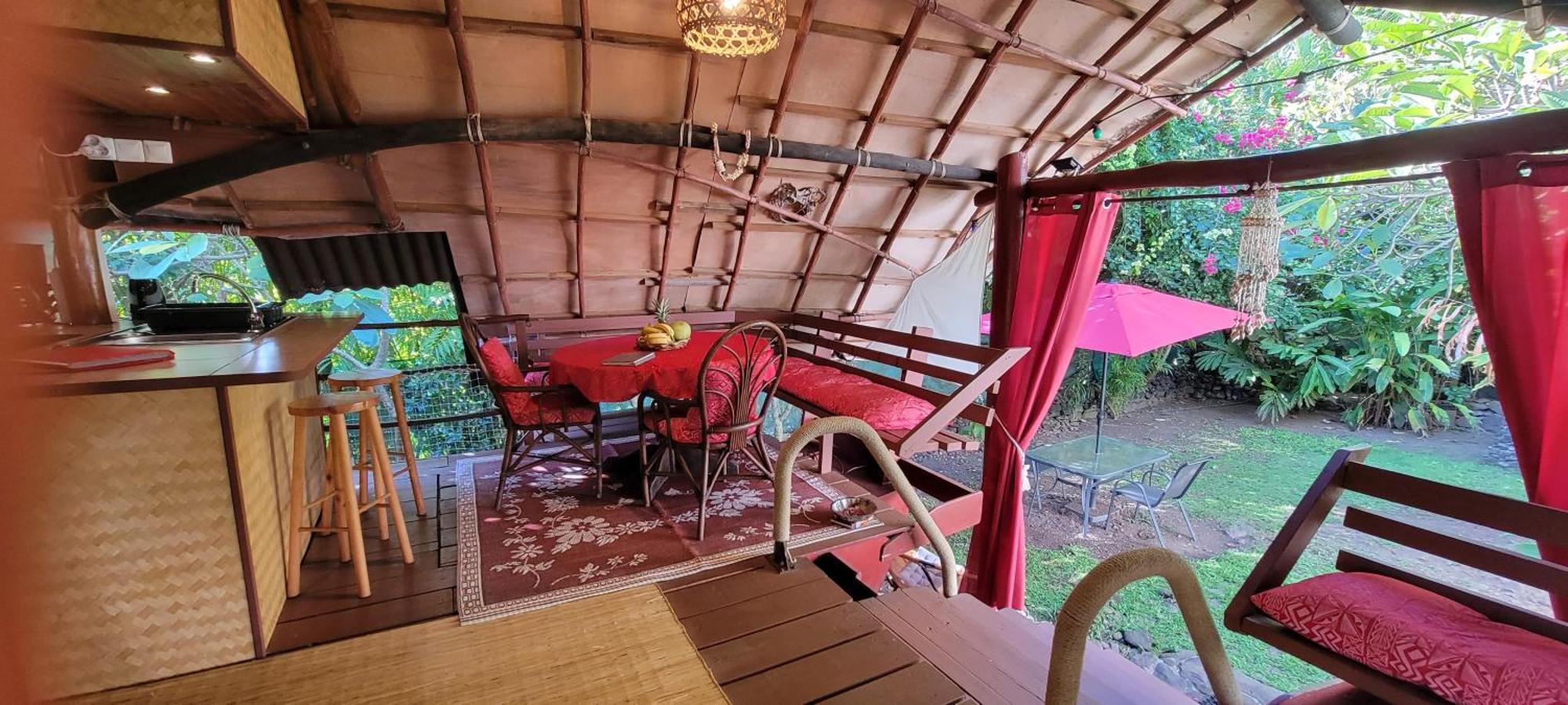 Location " La Pirogue " Maison D'Hotes A Moorea Haapiti Exterior foto